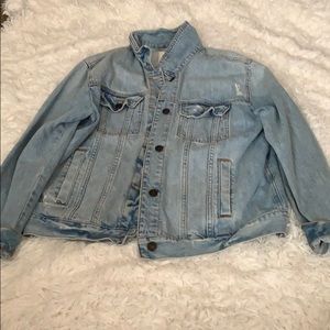 Denim oversized jacket